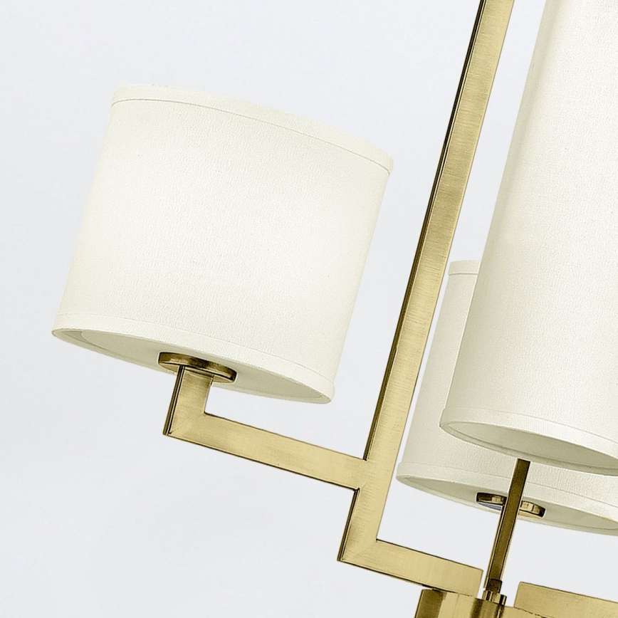 Hinkley - Ljuskrona med kedja HAMPTON 4xE27/60W/230V, guldfärgad