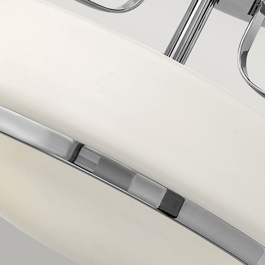 Hinkley - Ytmonterad taklampa HARPER 3xE27/60W/230V Ø 36,6 cm polerad krom