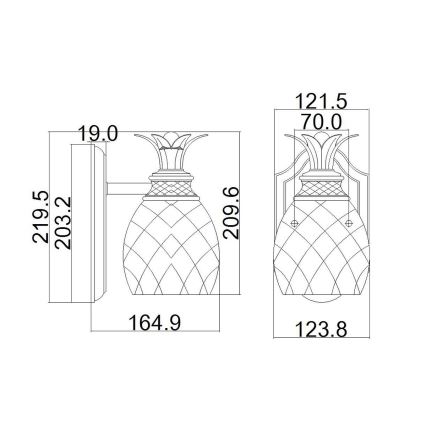 Hinkley - LED Vägglampa för badrum PLANTATION 1xG9/3W/230V IP44 matt krom