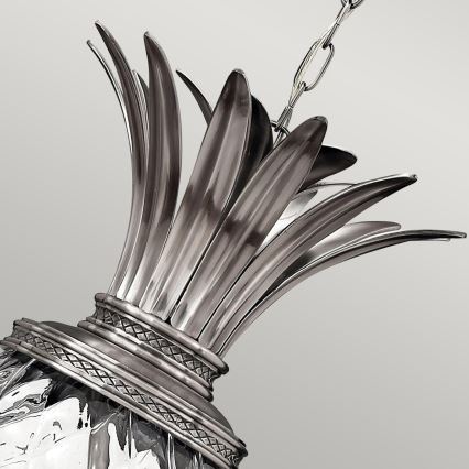 Hinkley - Ljuskrona på kedja PLANTATION 4xE14/40W/230V silver