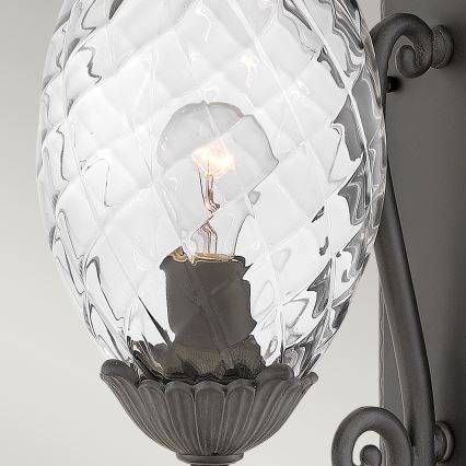 Hinkley - Vägglampa PLANTATION 1xE27/40W/230V svart