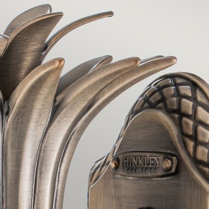 Hinkley - Vägglampa för utomhusbruk PLANTATION 1xE27/40W/230V IP44 brons