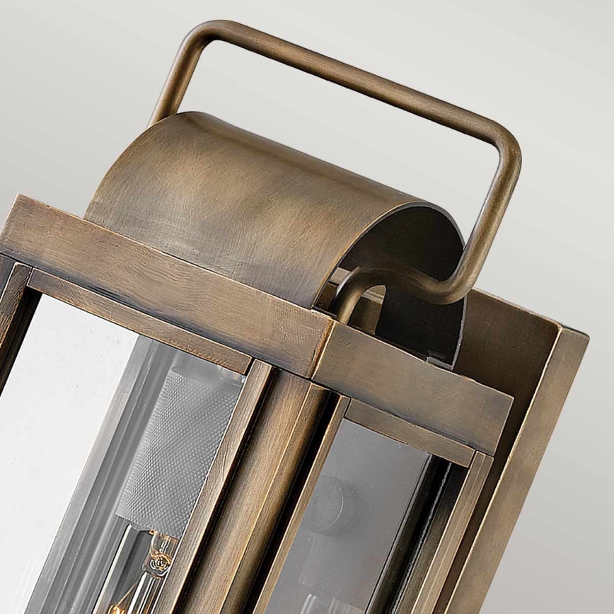 Hinkley - Utomhusvägglampa HARBOR 1xE27/60W/230V IP44 bronsfärgad