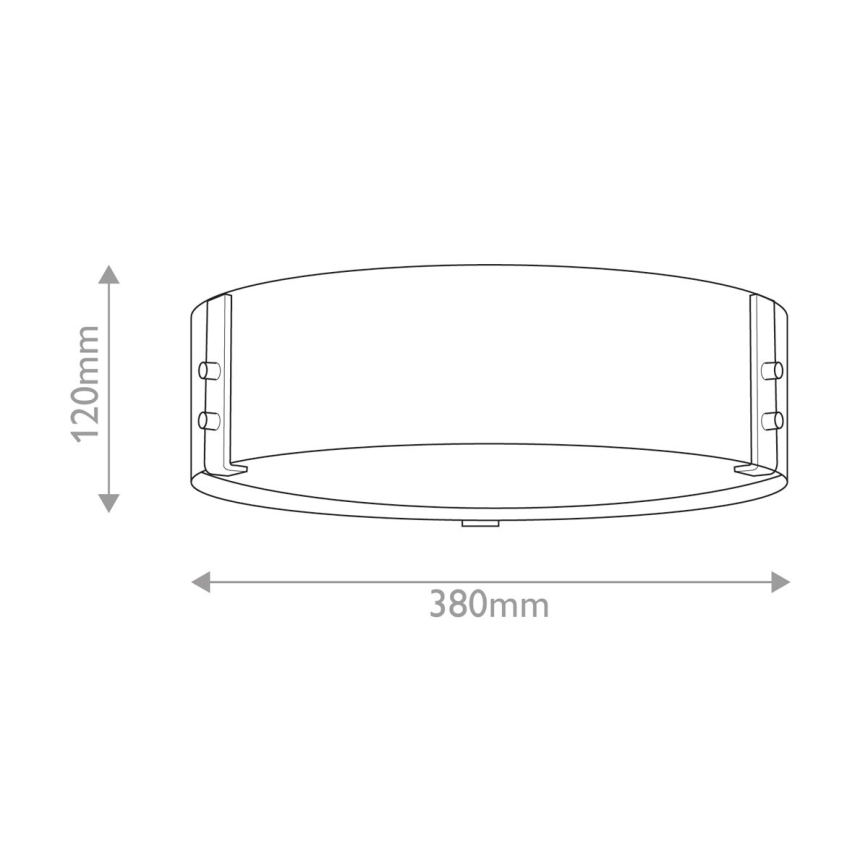 Hinkley - Taklampa SAWYER 3xE14/40W/230V diameter 38 cm sekvoja/brun