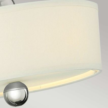 Hinkley - Ytmonterad taklampa ZELDA 3xE27/60W/230V blank krom
