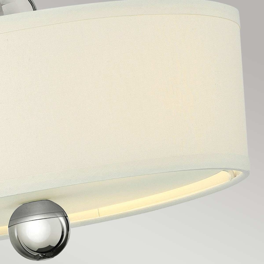 Hinkley - Ytmonterad taklampa ZELDA 3xE27/60W/230V blank krom