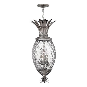 Hinkley - Ljuskrona på kedja PLANTATION 4xE14/40W/230V silver