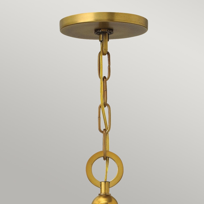 Hinkley - Ljuskrona på kedja ZELDA 3xE27/60W/230V mässing