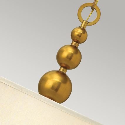 Hinkley - Ljuskrona på kedja ZELDA 3xE27/60W/230V mässing