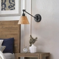 Hinkley - Riktbar vägglampa ARTI 1xE27/60W/230V svart/brun