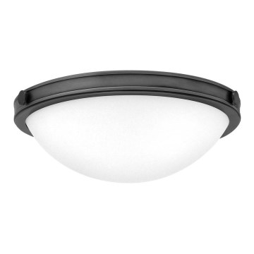 Hinkley - Taklampa COLLIER 2xE27/40W/230V Ø 34,6 cm svart