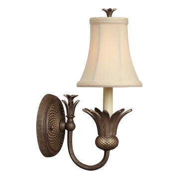 Hinkley - Vägglampa PLANTATION 1xE14/40W/230V brons