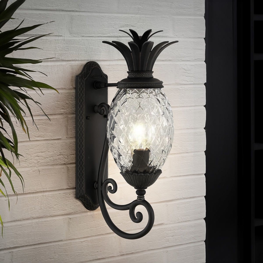 Hinkley - Vägglampa PLANTATION 1xE27/40W/230V svart