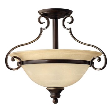 Hinkley - Ytmonterad ljuskrona CELLO 2xE27/60W/230V