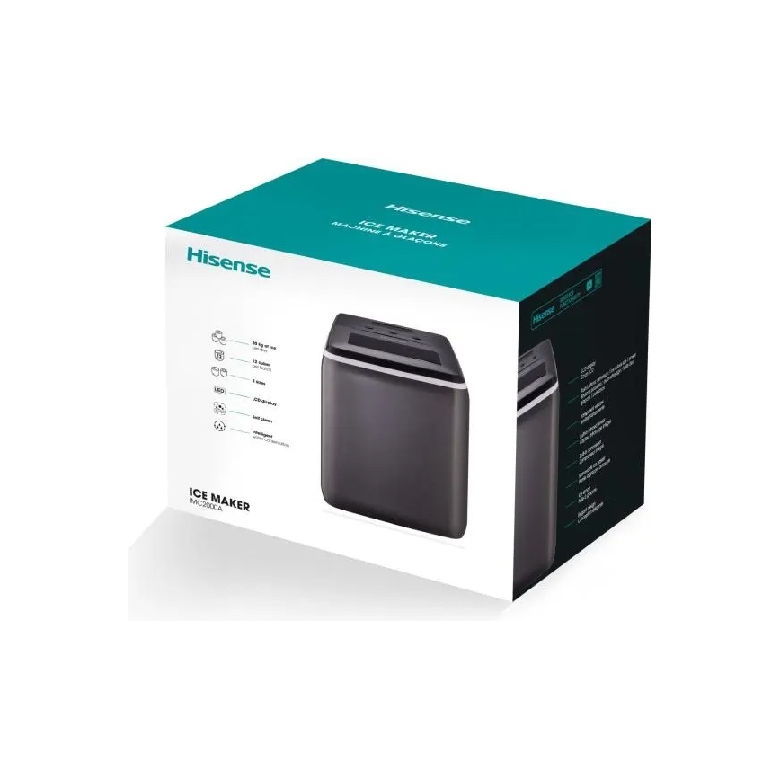 HISENSE IMC2000A - Ismaskin 120W/230V svart