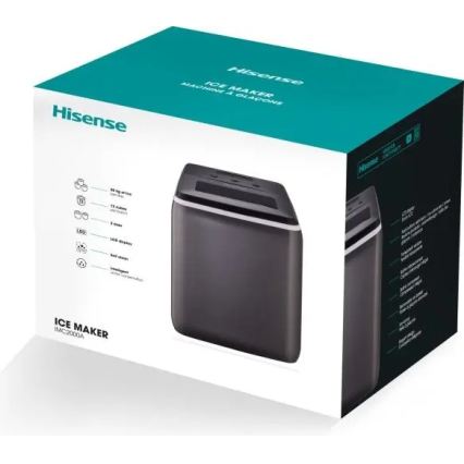 HISENSE IMC2000A - Ismaskin 2,8 l, 120 W/230 V, svart