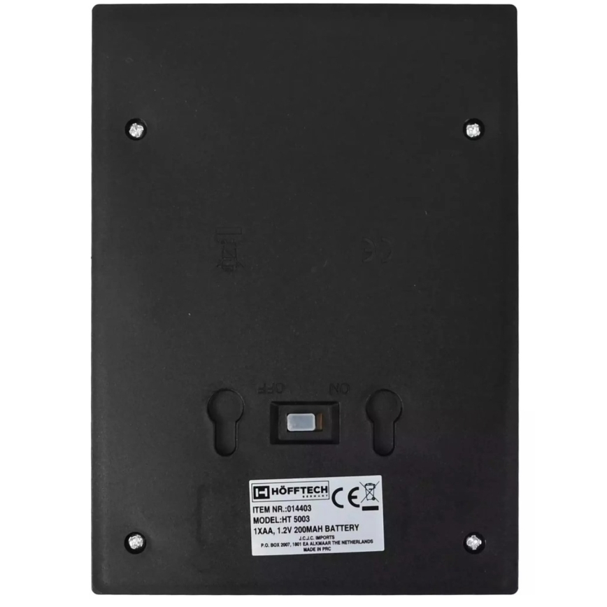 HÖFFTECH - LED solcellsvägglampa LED/1,2V 200 mAh IP44