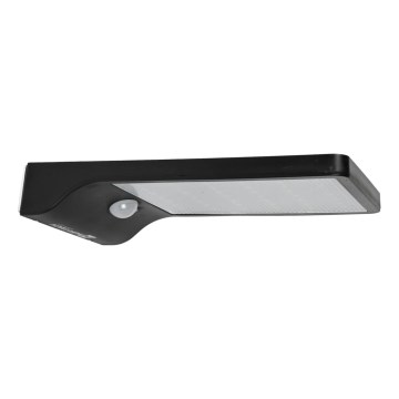 HÖFFTECH - LED solcellsvägglampa med rörelsesensor och skymningssensor LED/3,7V 2200 mAh IP44
