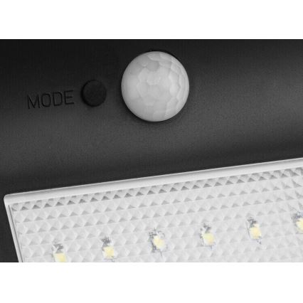 HÖFFTECH - LED solcellsvägglampa med rörelsesensor och skymningssensor LED/3,7V 2200 mAh IP44