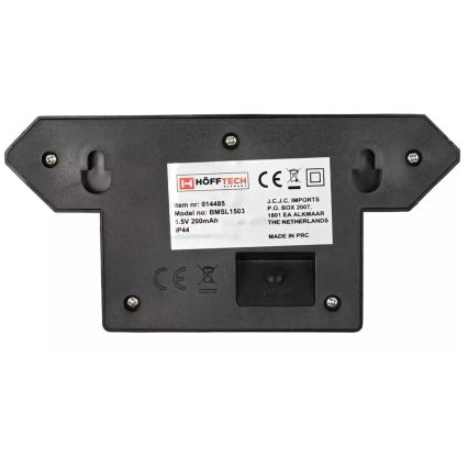 HÖFFTECH - LED solcellsvägglampa med rörelse- och skymningssensor LED/5,5V 200 mAh IP44
