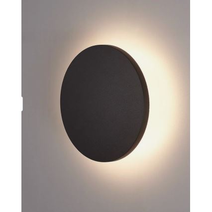 HÖFFTECH - LED utomhusvägglampa LED/10W/230V rund IP65