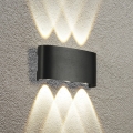 HÖFFTECH - LED utomhusvägglampa UP&DOWN 6xLED/1W/230V IP65