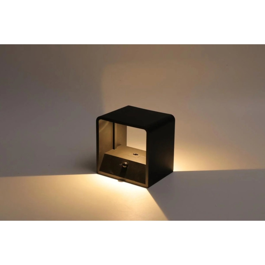 HÖFFTECH - LED uppladdningsbar vägglampa med rörelsesensor LED/0,8W/3,7V 1200 mAh