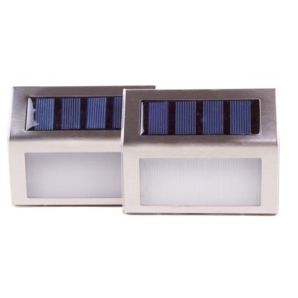 HÖFFTECH - Set med 2 st LED-solcellsvägglampor LED/1,2 V 400 mAh IP44