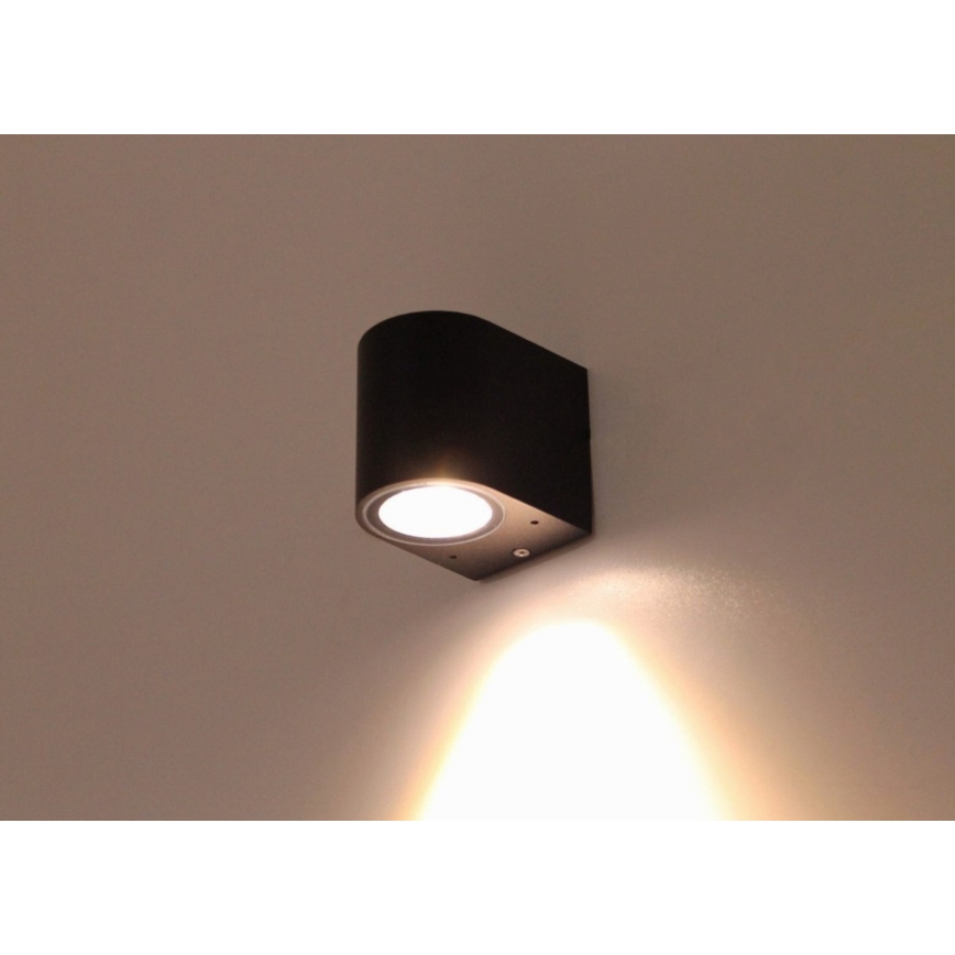 HÖFFTECH - Utomhusvägglampa 1xGU10/35W/230V IP65
