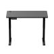 Höjdjusterbar skrivbord LEVANO 120x60 cm svart