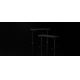 Höjdjusterbar skrivbord LEVANO 140x60 cm svart
