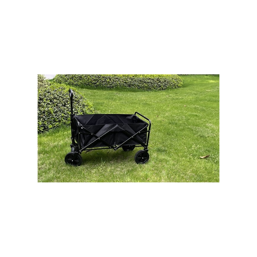 Hopfällbar campingkärra