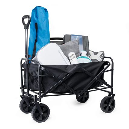 Hopfällbar campingkärra