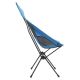 Hopfällbar campingstol blå 105 cm