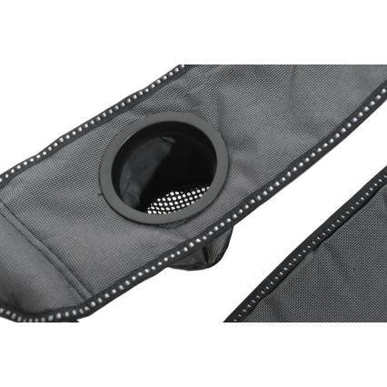 Hopfällbar campingstol grå