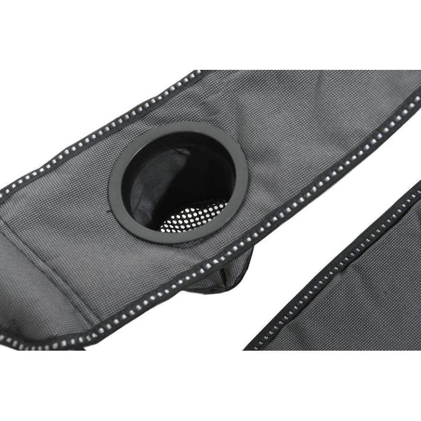 Hopfällbar campingstol grå