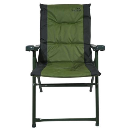 Hopfällbar campingstol, grön