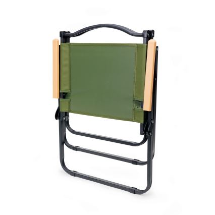 Hopfällbar campingstol grön