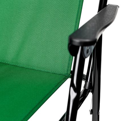 Hopfällbar campingstol grön