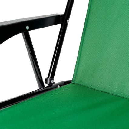 Hopfällbar campingstol grön