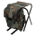Hopfällbar campingstol med ryggsäck kamouflage