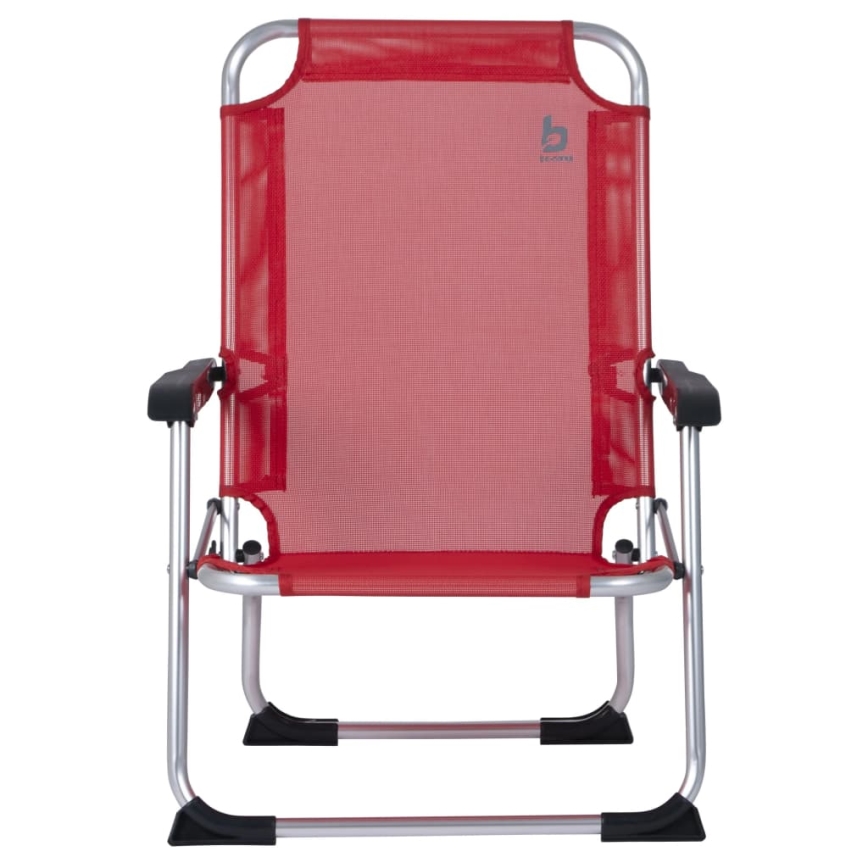 Hopfällbar campingstol röd