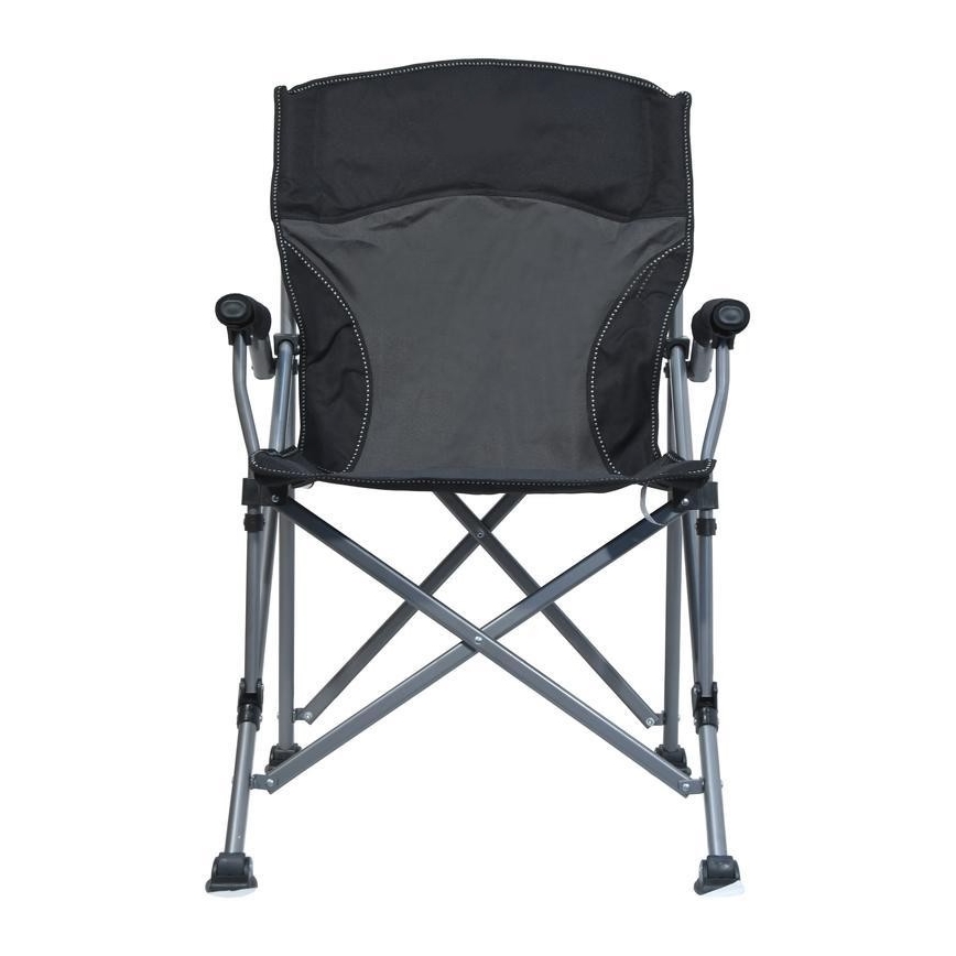 Hopfällbar campingstol svart