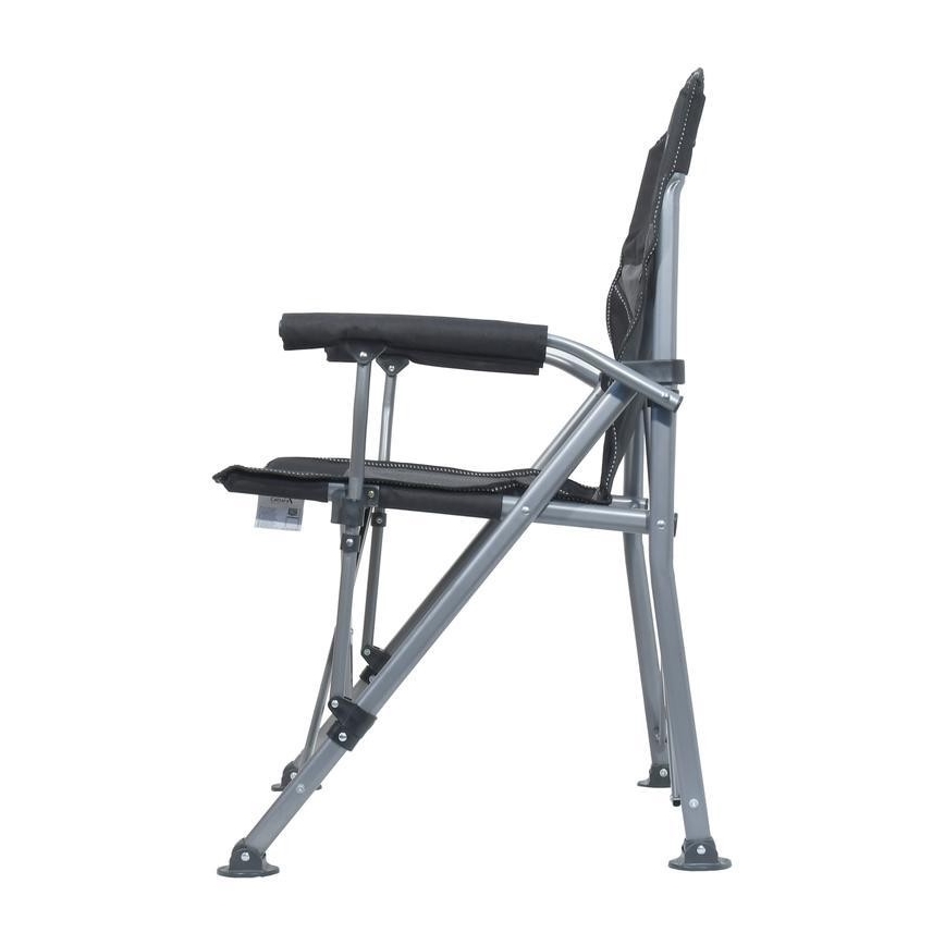 Hopfällbar campingstol svart