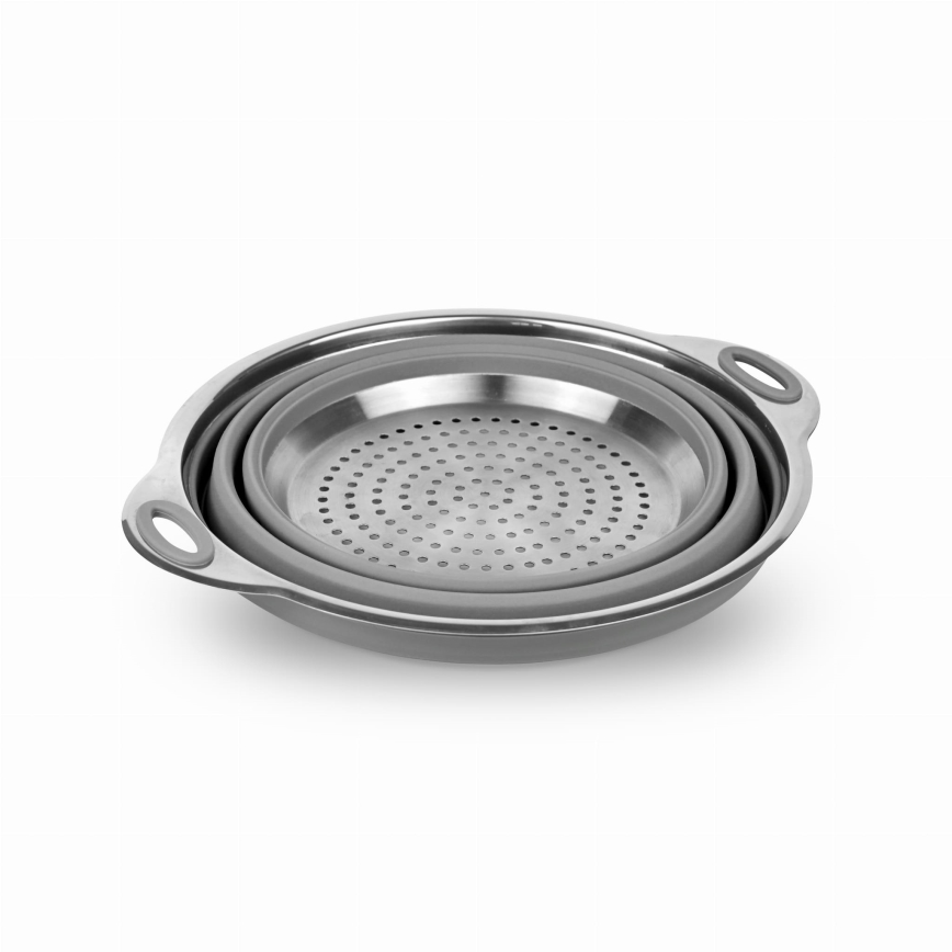 Hopfällbar sil i silikon för resor