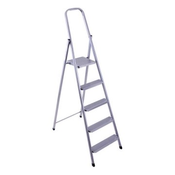 Hopfällbar stege med 5 steg 180x51 cm