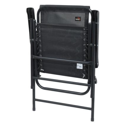 Hopfällbar trädgårdsstol svart