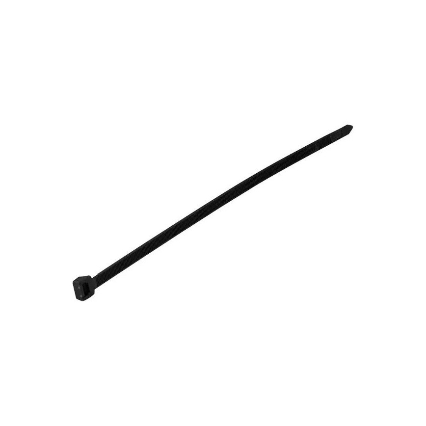 Hopfällbara plastband 2,5x150mm 100st svart