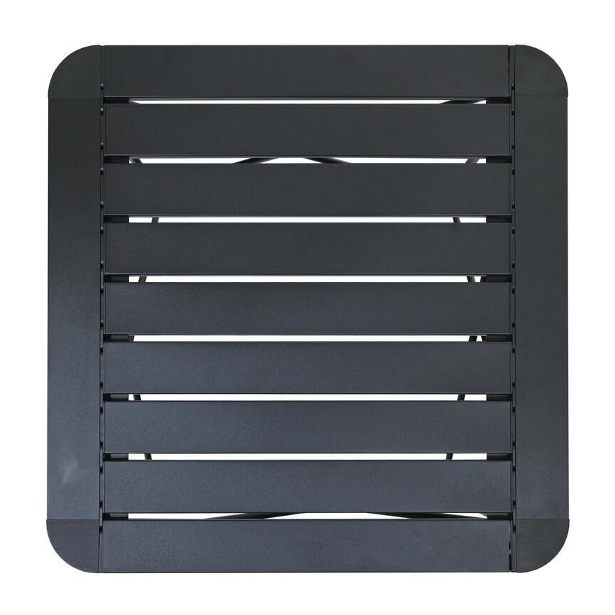 Hopfällbart campingbord 52x52cm antracit