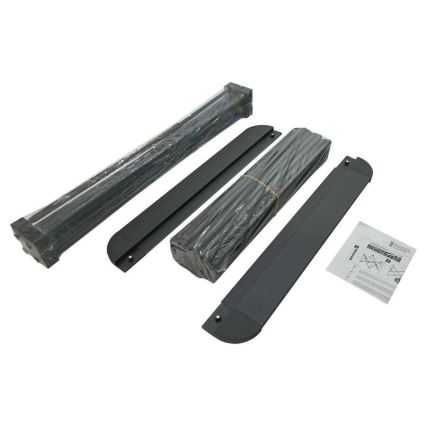 Hopfällbart campingbord 52x52cm antracit